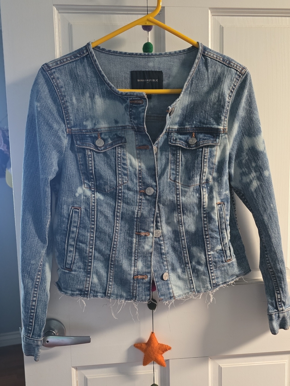 Banana Republic Light Blue Washed Denim Jacket